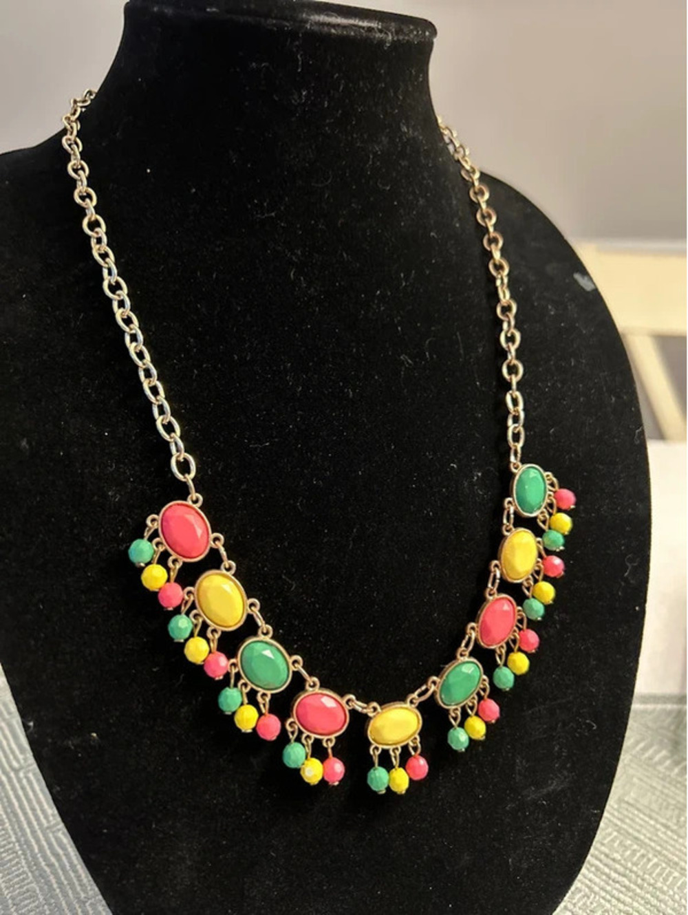 Unique retro beaded necklace